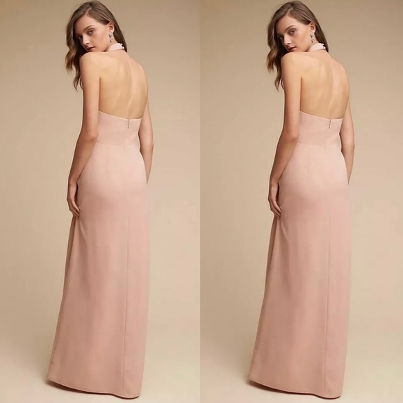 New BHLDN Jill Jill Stuart Rasa Halter Gown Dress - Picture 2 of 6
